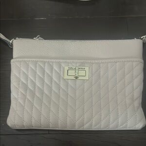 Karl Lagerfeld White Quilted Women's Bag